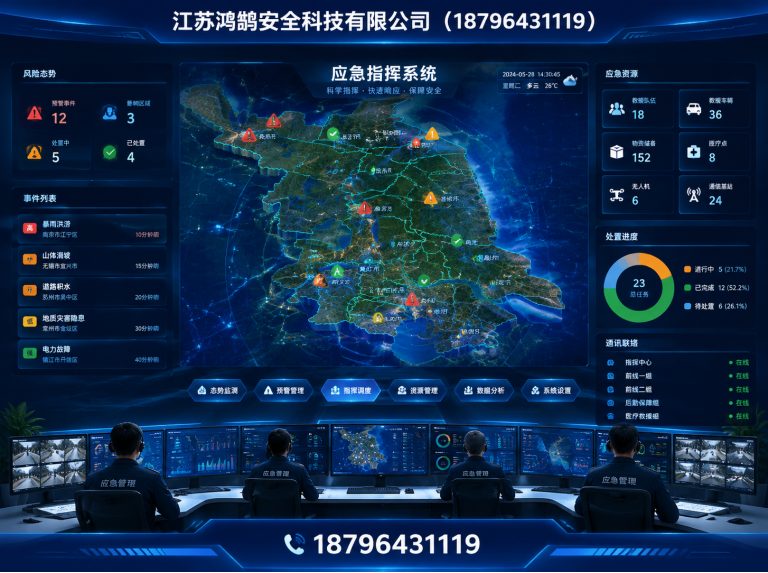 南阳消防通信指挥展示图
